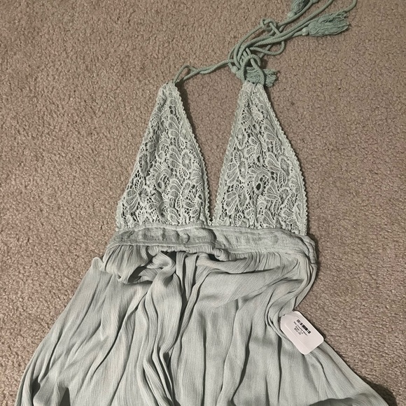 Blush Boutique Sage Halter, backless long dress with slit - Picture 1 of 1